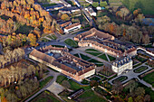 Aerial View Of The Le Pin National Stud Farm, Argentan, Orne (61), Normandy, France