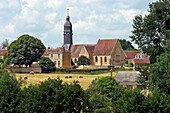 Village And Church Of Saint-Cyr-La-Rosiere, Orne (61), Normandy, France