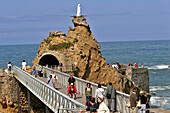 The Rock Of The Virgin, Basque Country, Basque Coast, Biarritz, Pyrenees Atlantiques, (64), France