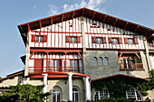 Basque House, Garden Of The Villa Arnaga, Famous Residence Of Edmond Rostand, Cambo-Les-Bains, Pyrenees Atlantiques, (64), France, Basque Country, Basque Coast