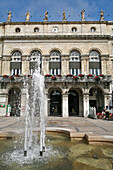 Theater And The City Hall Of Bayonne, Bayonne, Pyrenees Atlantiques, (64), France, Basque Country, Basque Coast