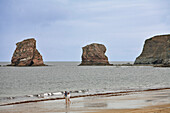 The Deux Jumeaux (Two Twins) Rock, Hendaye, Pyrenees Atlantiques, (64), France, Basque Country, Basque Coast