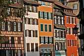Facades Of Houses On The Ill, Petite France Neighbourhood, Strasbourg, Bas-Rhin (67)