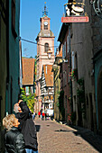 Restaurant La Table Des Gourmets, Rue Des Trois Eglises, Riquewihr, Haut-Rhin (68), Alsace, France