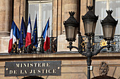 Facade Of The Ministry Of Justice, Place Vendome, Paris, France, Europe