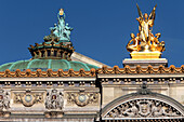 Facade And Dome Of The Paris Opera, Opera Garnier, Place De L'Opera, Paris, 9Th Arrondissement, France, Europe