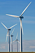 Wind Turbines On The Heights Of Fecamp, Seine-Maritime (76), Normandy, France