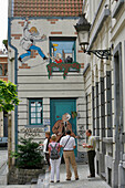 Comics In The City, Murals By Cartoonists, Brussels, Belgium
