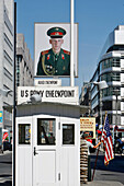 Checkpoint Charlie, On The Friedrich Strasse, The Famous Crossing Point Between The American And The Soviet Sectors. It Was, In Effect, At This Crossing Point That The Cold War Experienced One Of Its Hardest Shows Of Force. It Is Here That American And So