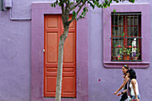 Colourful House Near The Guell Park, Barcelona