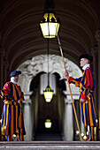 Swiss Guards At The Vatican Palace, Rome, Italy