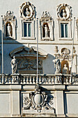 Details Of The Facade Of The Villa Borghese, Rome