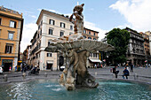 Fountain On The Piazza Barberini, Rome