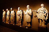 Hall Of Statues Sculpted By Giovanni Pisano At The End Of The 13Th Century, Museo Dell'Opera Del Duomo, Piazza Della Quercia, Siena, Tuscany, Italy