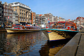 Oude Turfmarkt, Sightseeing Boat Base, Amsterdam, Netherlands