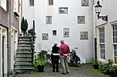 Inner Courtyard, The Beguines'S House, 'Begijnhof', Amsterdam, Netherlands