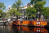 Houseboat On Prinsengracht Canal