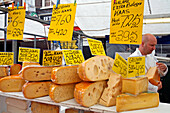 Seller Of Dutch Cheeses, Albert Cuypmarkt Market