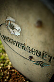 Stone Markers From The Vineyards Of The Great Champagne Makers, Perrier Jouet, Marne (51)