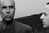Enrico Bernardo, Best Wine Steward In The World 2004 In The Company Of Monsieur Aubert De Vilaine Proprietor Of La Romane Conti