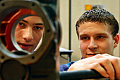 Mechatronics Or Industrial Engineering, Trial Event At The 40Th Olympiad Of Metiers In Brittany, Saint-Brieuc, October 2008, France