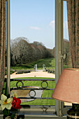 A Room With A View Of The Main Courtyard, At The Chateau De Curzay, Relais Et Chateaux Hotel, Vienne (86), France