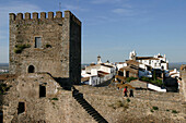 Turret Dominating The Fortified Village Of Monsaraz, Alentejo, Portugal