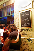 Mixed Couple, Cafe, Fado Bar Tasca Do Chico, Bairro Alto, Portugal, Europe