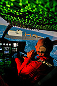Training Pilots Of The Emergency Services In A Flight Simulator Of The Ec145 Helicopter, Developed By The Thales Corporation, Command Base Of The Helicopter Group Of The Emergency Services, Nimes Garons, Gard (30)