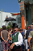Charlie Chaplin Look-Alike, Hollywood Boulevard, Los Angeles, California, United States, Usa