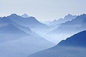 Sas de Mezdi und Pelmo, Dolomiten, Trentino-Südtirol, Italien