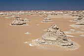 Landschaft in Nationalpark Weisse Wueste, Aegypten, Libysche Wueste