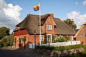 Friesenhaus, Oldsum, Insel Föhr, Schleswig-Holstein, Deutschland