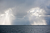 Thunder-storm over North Sea, Foehr island, Schleswig-Holstein, Germany