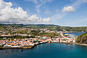 View from Monte da Guia, Horta, Faial Island, Azores, Portugal, Europe