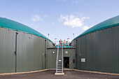 biogas plant, near Hanover, Germany