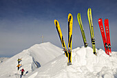 Ski Tour, Duerrenstein, Hochpuster Valley, South Tyrol, Italy, model released