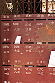 Blick auf Briefkästen, Wanchai, Hongkong, China, Asien