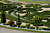 Palace gardens at Ludwigsburg palace, Ludwigsburg, Baden-Württemberg, Germany, Europe