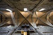 Deckengewölbe im Kaiserdom St. Peter und St. Georg, Bamberg, Franken, Bayern, Deutschland, Europa