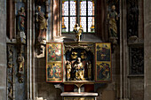 Petersaltar in St. Sebald, Sebalduskirche in Nürnberg, Nürnberg, Bayern, Deutschland, Europa