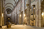 Interior view of Speyer cathedral, Imperial Cathedral Basilica of the Assumption and St Stephen, UNESCO world cultural heritage, Speyer, Rhineland-Palatinate, Germay, Europe