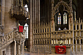 Innennsicht von der Elisabethkirche in Marburg, Hessen, Deutschland, Europa