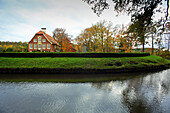 Rueschhaus manor, Muenster, Muensterland, North Rhine-Westphalia, Germany