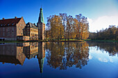 Raesfeld castle, Raesfeld, Muensterland, North Rhine-Westphalia, Germany