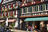 Altstadt mit Fachwerkhäusern, Wolfach, Baden-Württemberg, Deutschland