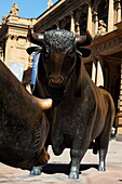 The bear and the bull, Frankfurt Stock Exchange, Frankfurt am Main, Hesse, Germany