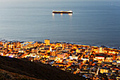 View from Signal Hill road over Capetown, Western Cape, RSA, South Africa, Africa