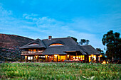 Aquila Lodge in the evening light, Cape Town, Western Cape, South Africa, Africa