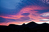 Abendhimmel, Aquila Lodge, Kapstadt, Western Cape, Südafrika, Afrika